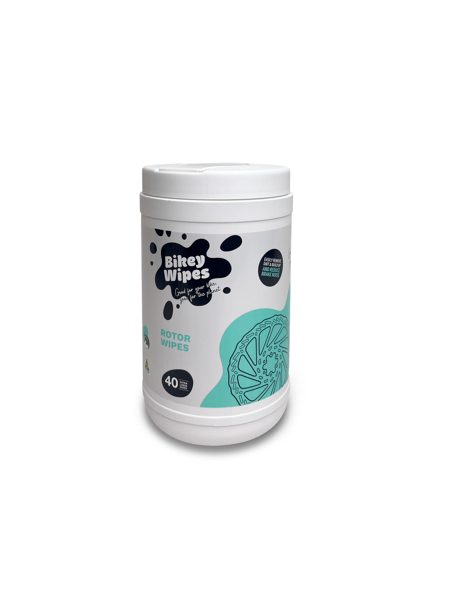 Bikey Wipes: Frame, Degreaser or Rotor Wipes – Individual Canisters
