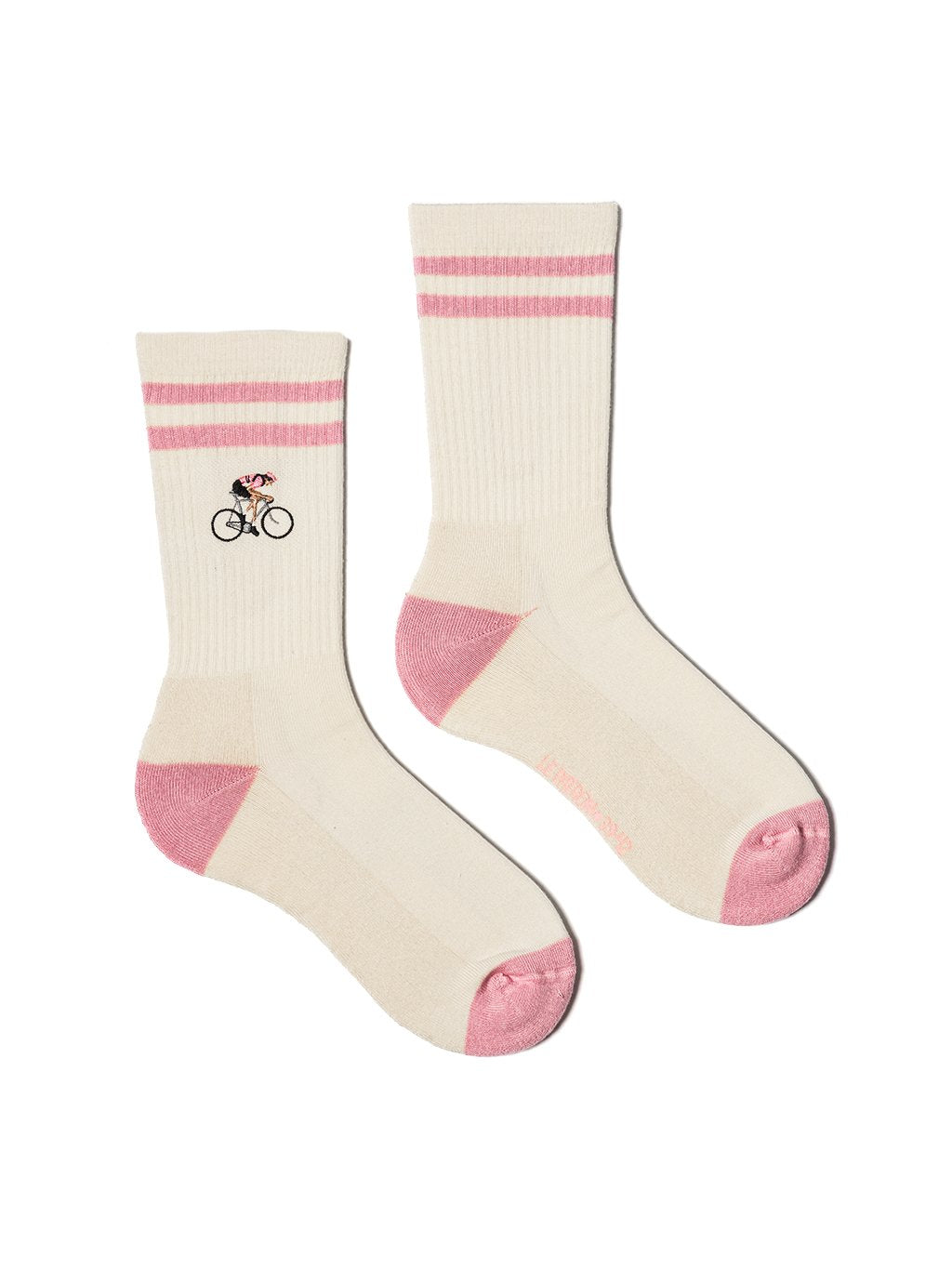 Le Patron Crew Cyclist Socks - Giro Pink