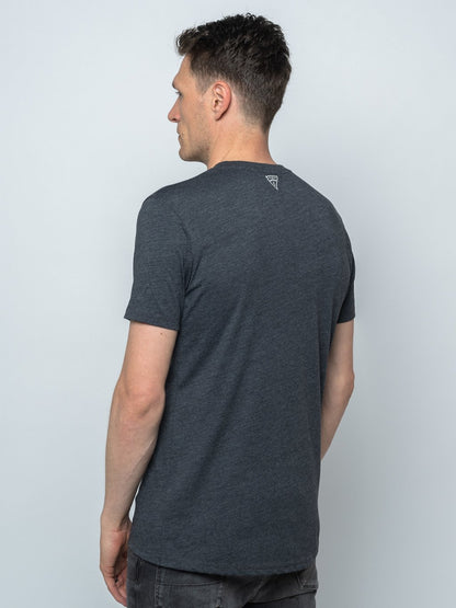 Le Patron Basic Tee - Antraciet
