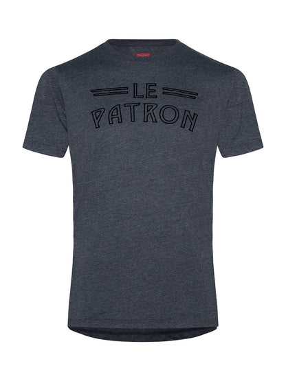 Le Patron Basic Tee - Antraciet