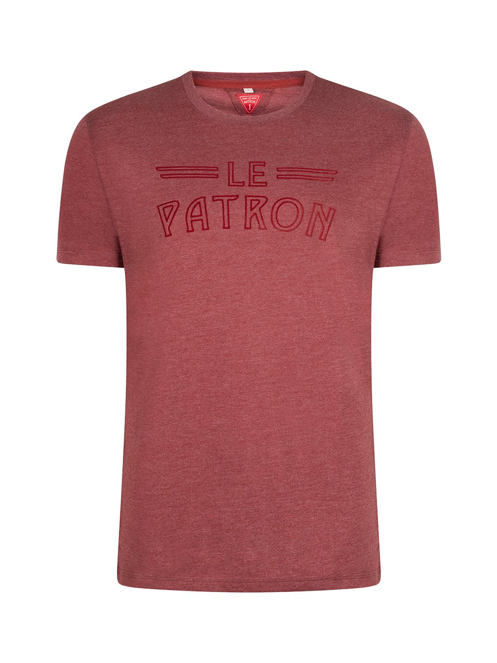 Le Patron Basic Tee - Merlot