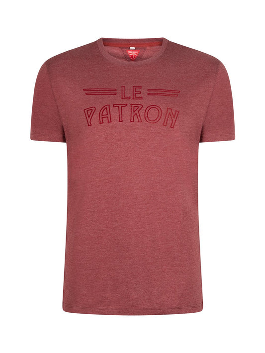 Le Patron Basic Tee - Merlot