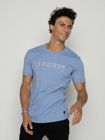 Le Patron Icon Logo T-Shirt - Light Blue