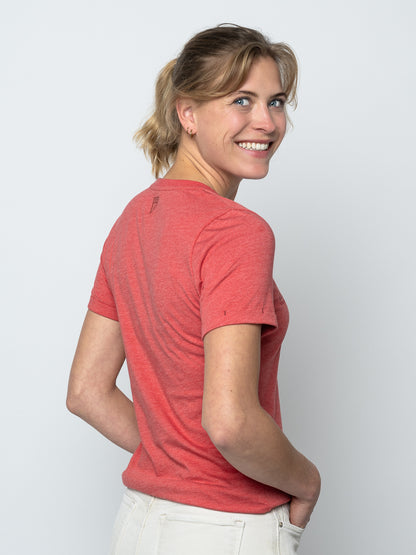 Le Patron Giro Rosa Womens T-Shirt - Cranberry