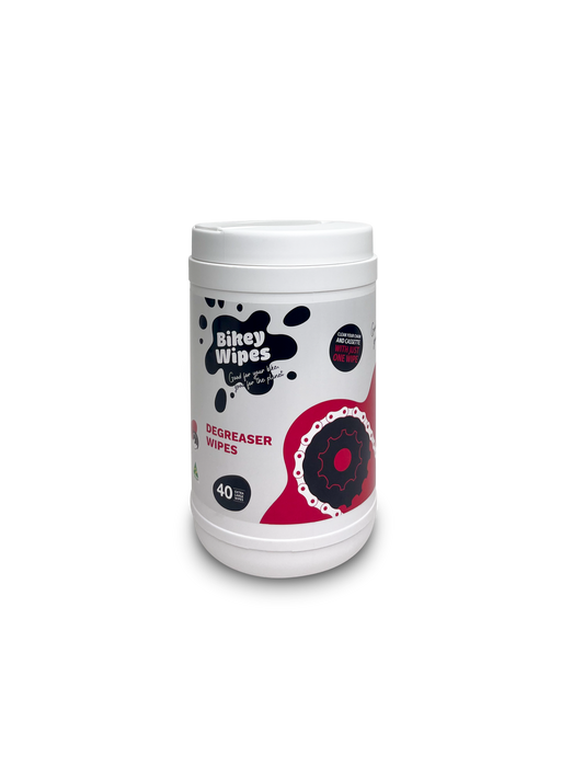 Bikey Wipes: Frame, Degreaser or Rotor Wipes – Individual Canisters